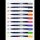 Tombow Fudenosuke Brush-Pens farbsortiert, 1 Set