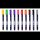 Tombow Fudenosuke Brush-Pens farbsortiert, 1 Set