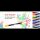 Tombow Fudenosuke Brush-Pens farbsortiert, 1 Set