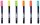 Tombow Fudenosuke Neon Brush-Pens farbsortiert, 1 Set
