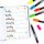 Tombow Fudenosuke Neon Brush-Pens farbsortiert, 1 Set