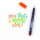 Tombow Fudenosuke Neon Brush-Pens farbsortiert, 1 Set