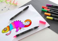 FABER-CASTELL Neon Filzstifte farbsortiert, 10 St.