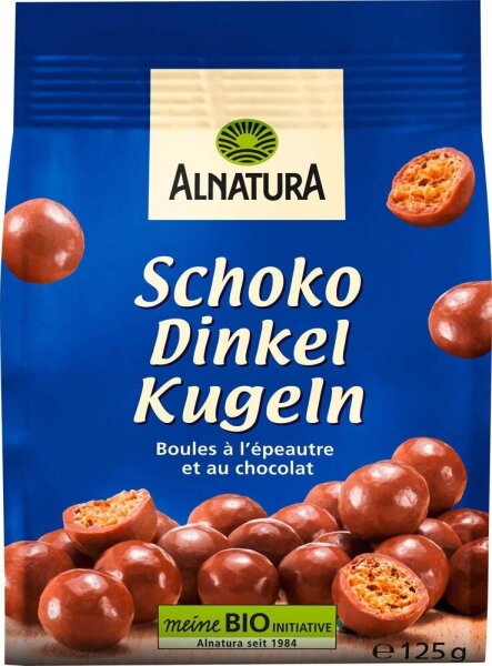 ALNATURA Bio Dinkel Kugeln Schokolade 125,0 g