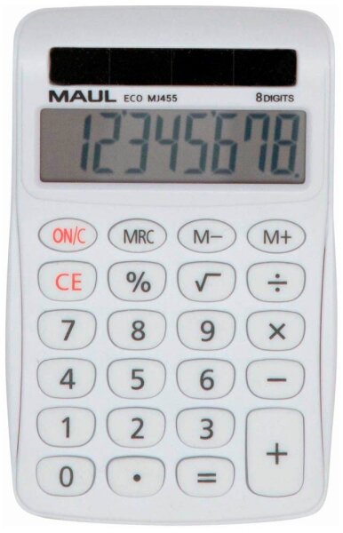 MAUL ECO MJ 455 Tischrechner weiß