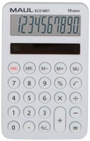 MAUL ECO MD 1 Taschenrechner weiß