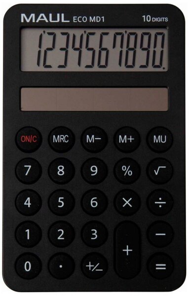 MAUL ECO MD 1 Taschenrechner schwarz