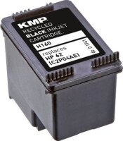 KMP H160 schwarz Druckerpatrone kompatibel zu HP 62 (C2P04AE)