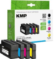 KMP H100V schwarz, cyan, magenta, gelb Druckerpatronen...