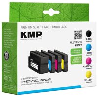 KMP H100V schwarz, cyan, magenta, gelb Druckerpatronen...