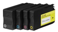 KMP H100V schwarz, cyan, magenta, gelb Druckerpatronen kompatibel zu HP 950XL/951XL (C2P43AE), 4er-Set