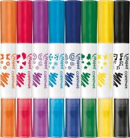 maped COLORPEPS Duo Stamp Filzstifte farbsortiert, 8 St.
