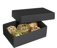 3 BUNTBOX M Geschenkboxen 1,1 l schwarz 17,0 x 11,0 x 6,0 cm