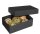 3 BUNTBOX M Geschenkboxen 1,1 l schwarz 17,0 x 11,0 x 6,0 cm