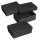 3 BUNTBOX M Geschenkboxen 1,1 l schwarz 17,0 x 11,0 x 6,0 cm