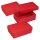 3 BUNTBOX M Geschenkboxen 1,1 l rot 17,0 x 11,0 x 6,0 cm
