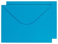 BUNTBOX Briefumschläge DIN C4 ohne Fenster blau...