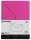 BUNTBOX Briefumschläge DIN C4 ohne Fenster pink Steckverschluss 2 St.