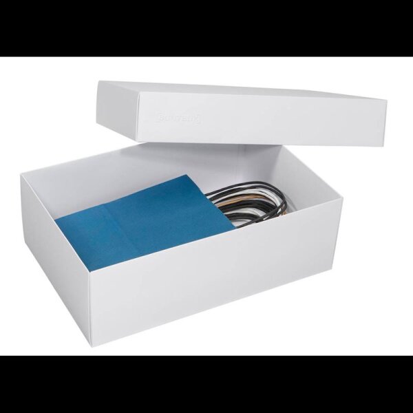 BUNTBOX XL Geschenkboxen 8,6 l weiß 34,0 x 22,0 x 11,5 cm