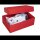 BUNTBOX XL Geschenkboxen 8,6 l rot 34,0 x 22,0 x 11,5 cm