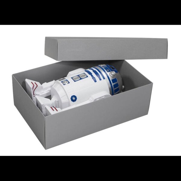 BUNTBOX XL Geschenkboxen 8,6 l grau 34,0 x 22,0 x 11,5 cm