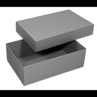BUNTBOX XL Geschenkboxen 8,6 l grau 34,0 x 22,0 x 11,5 cm