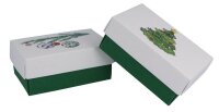 2 BUNTBOX Weihnachten L Geschenkboxen-Set weiß