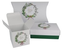 3 BUNTBOX Frohes Fest M Geschenkboxen-Set weiß