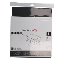 2 BUNTBOX Weihnachten L Geschenkboxen-Set weiß