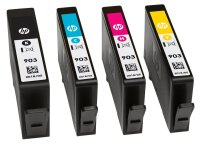 HP 903(6ZC73AE) schwarz, cyan, magenta, gelb Druckerpatronen, 4er-Set