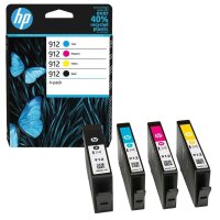 HP 912(6ZC74AE) schwarz, cyan, magenta, gelb...