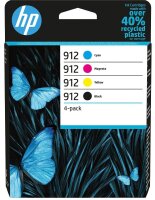 HP 912(6ZC74AE) schwarz, cyan, magenta, gelb...