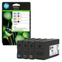 HP 950 + 951 (6ZC65AE) schwarz, cyan, magenta, gelb...