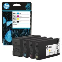 HP 963(6ZC70AE) schwarz, cyan, magenta, gelb...
