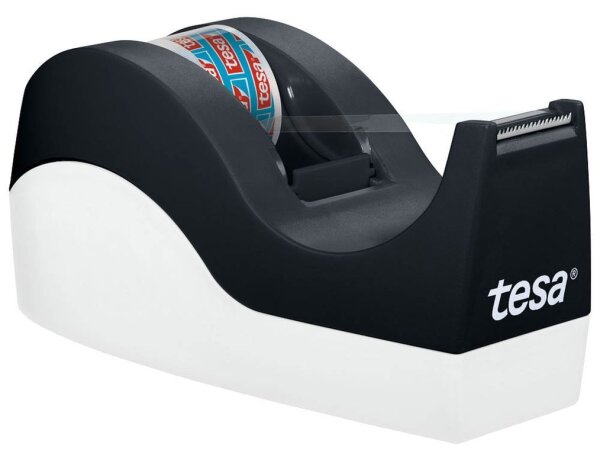 tesa Tischabroller Orca schwarz/weiß