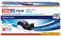 tesa Tischabroller Orca schwarz/weiß