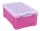 Really Useful Box Aufbewahrungsbox 9,0 l transparent, pink 39,5 x 25,5 x 15,5 cm, 1 St.