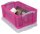 Really Useful Box Aufbewahrungsbox 9,0 l transparent, pink 39,5 x 25,5 x 15,5 cm, 1 St.