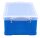 Really Useful Box Aufbewahrungsbox 9,0 l transparent, blau 39,5 x 25,5 x 15,5 cm, 1 St.