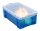 Really Useful Box Aufbewahrungsbox 9,0 l transparent, blau 39,5 x 25,5 x 15,5 cm, 1 St.