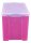 Really Useful Box Aufbewahrungsbox 19,0 l transparent, pink 39,5 x 25,5 x 29,0 cm, 1 St.