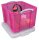 Really Useful Box Aufbewahrungsbox 35,0 l transparent, pink 48,0 x 39,0 x 31,0 cm, 1 St.