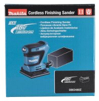 makita DBO480Z Akku-Schwingschleifer 18,0 V, ohne Akku