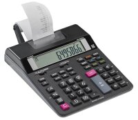 CASIO HR-200RCE Tischrechner druckend schwarz