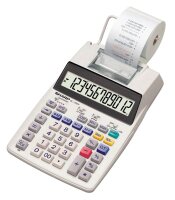 SHARP EL-1750V Tischrechner druckend lichtgrau
