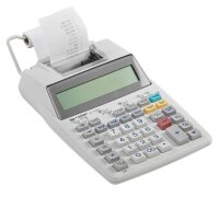 SHARP EL-1750V Tischrechner druckend lichtgrau