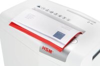 HSM shredstar S10 Aktenvernichter mit Streifenschnitt P-2, 6 mm, bis 10 Blatt, weiß