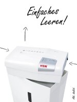 HSM shredstar X5 Aktenvernichter mit Partikelschnitt P-4, 4,5 x 30 mm, bis 5 Blatt, weiß