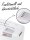 HSM shredstar X6pro Aktenvernichter mit Partikelschnitt P-5, 2 x 15 mm, bis 6 Blatt, weiß