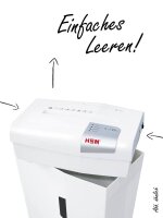 HSM shredstar X8 Aktenvernichter mit Partikelschnitt P-4, 4,5 x 30 mm, bis 8 Blatt, weiß